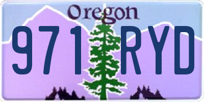 OR license plate 971RYD