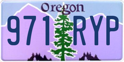 OR license plate 971RYP