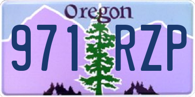 OR license plate 971RZP