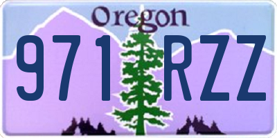 OR license plate 971RZZ