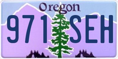 OR license plate 971SEH