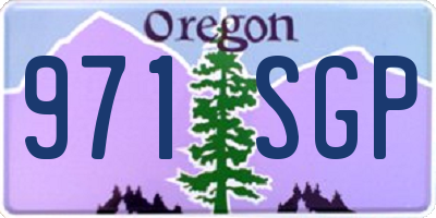 OR license plate 971SGP