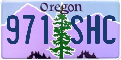 OR license plate 971SHC
