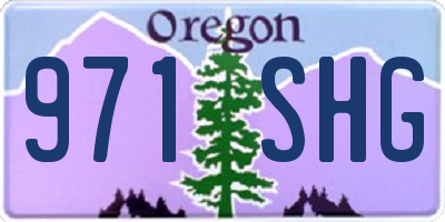 OR license plate 971SHG