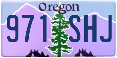 OR license plate 971SHJ