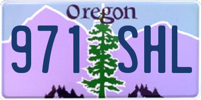 OR license plate 971SHL