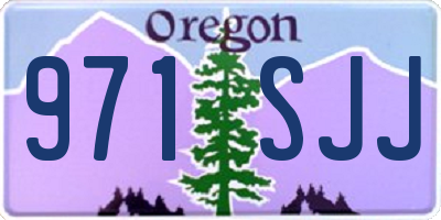 OR license plate 971SJJ