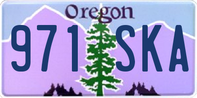 OR license plate 971SKA