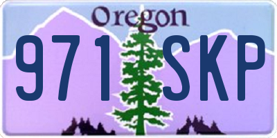 OR license plate 971SKP