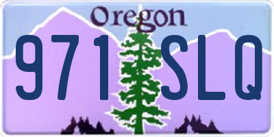 OR license plate 971SLQ