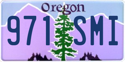 OR license plate 971SMI