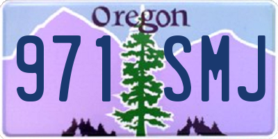 OR license plate 971SMJ