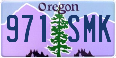 OR license plate 971SMK
