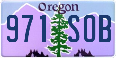 OR license plate 971SOB