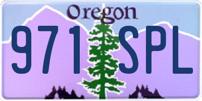 OR license plate 971SPL