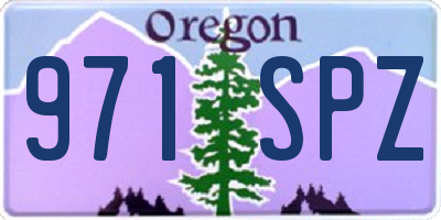 OR license plate 971SPZ