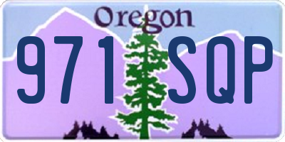 OR license plate 971SQP