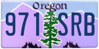 OR license plate 971SRB