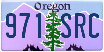 OR license plate 971SRC