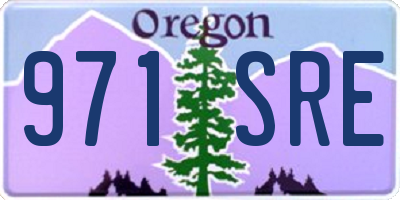 OR license plate 971SRE