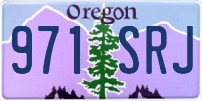 OR license plate 971SRJ