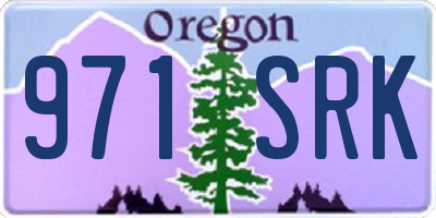OR license plate 971SRK