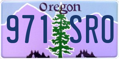 OR license plate 971SRO
