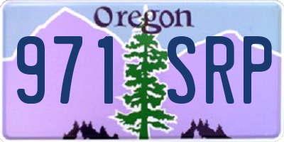 OR license plate 971SRP