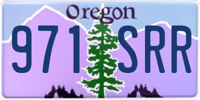 OR license plate 971SRR