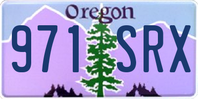 OR license plate 971SRX