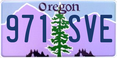 OR license plate 971SVE
