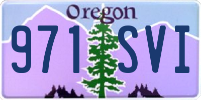 OR license plate 971SVI