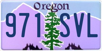 OR license plate 971SVL