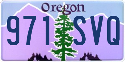 OR license plate 971SVQ