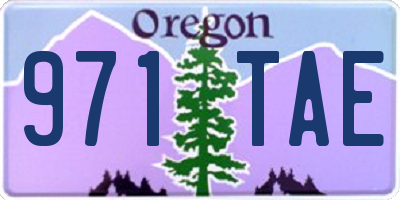 OR license plate 971TAE