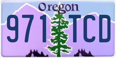 OR license plate 971TCD