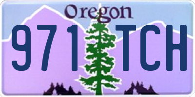 OR license plate 971TCH