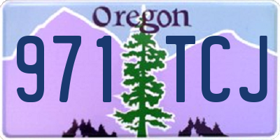 OR license plate 971TCJ