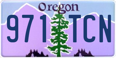 OR license plate 971TCN