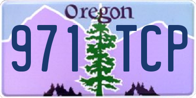 OR license plate 971TCP