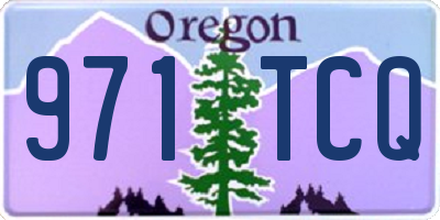 OR license plate 971TCQ