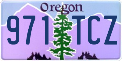 OR license plate 971TCZ