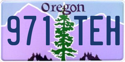 OR license plate 971TEH