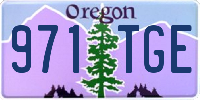 OR license plate 971TGE