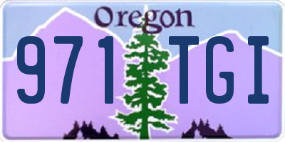 OR license plate 971TGI