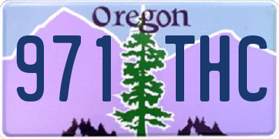 OR license plate 971THC