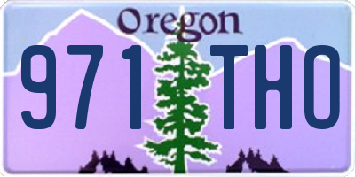 OR license plate 971THO