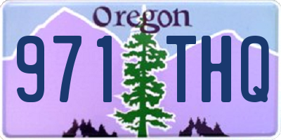 OR license plate 971THQ
