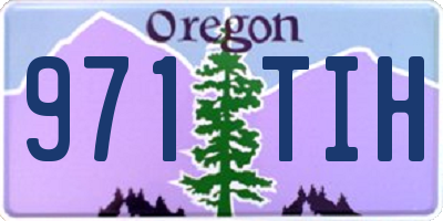 OR license plate 971TIH