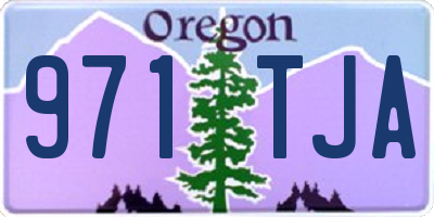 OR license plate 971TJA